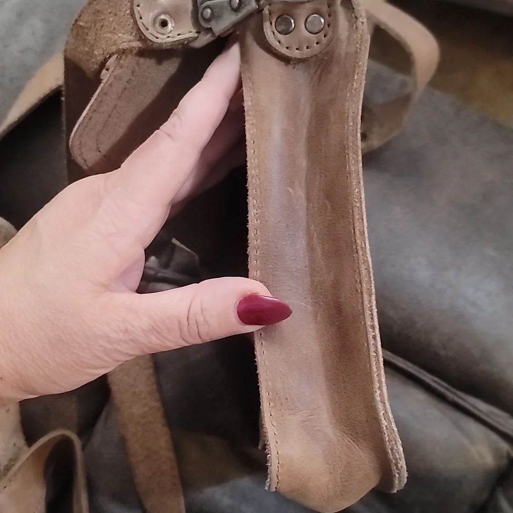Leather Crossbody Messenger Bag